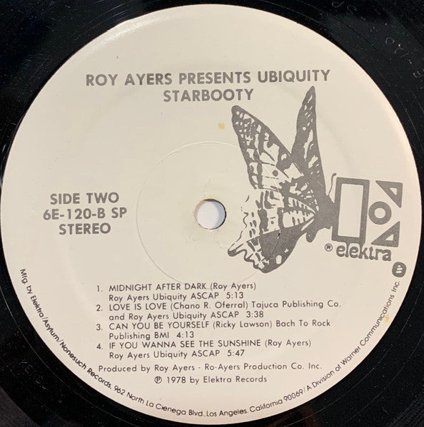 Roy Ayers Presents Ubiquity (4) : Starbooty (LP, Album, Promo)