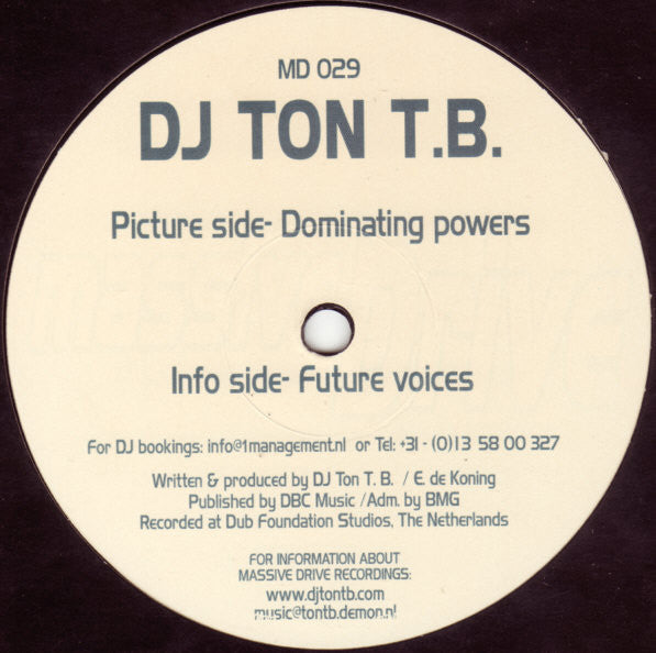 DJ Ton T.B. : Dominating Powers (12")