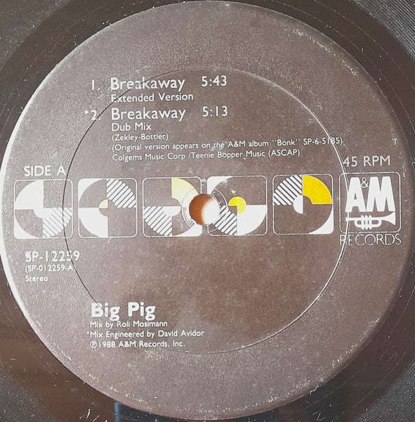 Big Pig : Breakaway (12", Single)