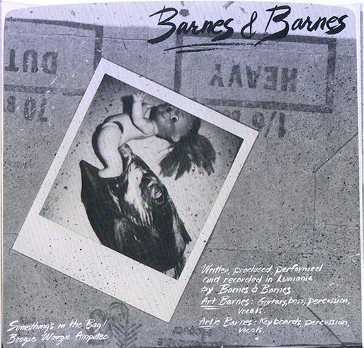 Barnes & Barnes : Something's In The Bag (7", Single, Blu)
