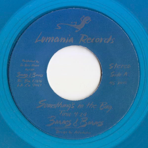 Barnes & Barnes : Something's In The Bag (7", Single, Blu)