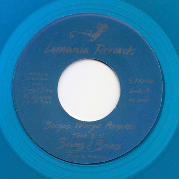 Barnes & Barnes : Something's In The Bag (7", Single, Blu)