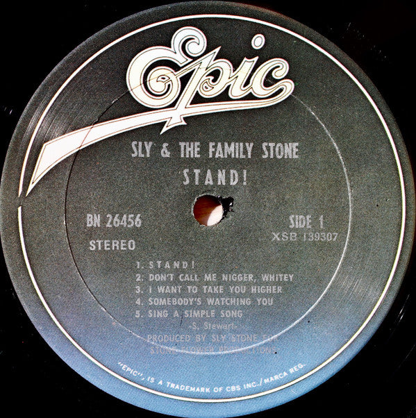 Sly & The Family Stone : Stand! (LP, Album, RP, Gat)