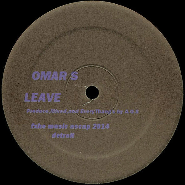 Omar-S : Romancing The Stone! (12",33 ⅓ RPM)