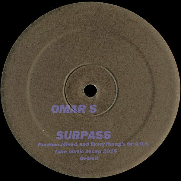 Omar-S : Romancing The Stone! (12",33 ⅓ RPM)