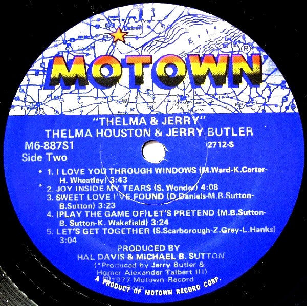 Thelma Houston & Jerry Butler : Thelma & Jerry (LP, Album)