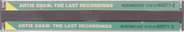 Artie Shaw : The Last Recordings Rare & Unreleased (2xCD, Comp)