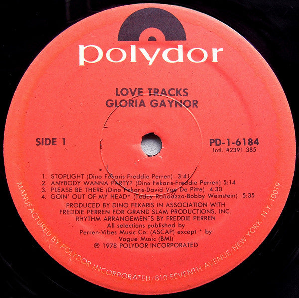 Gloria Gaynor : Love Tracks (LP, Album, Spe)