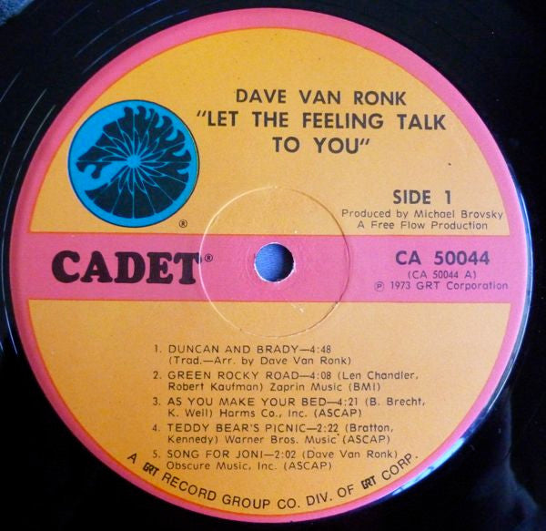 Dave Van Ronk : Songs For Ageing Children (LP, Album)