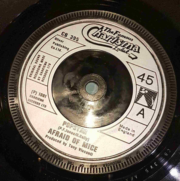 Afraid Of Mice : Popstar (7", Single)