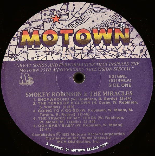 Smokey Robinson & The Miracles* : Great Songs And Performances That Inspired The Motown 25th Anniversary Television Special (LP, Comp)