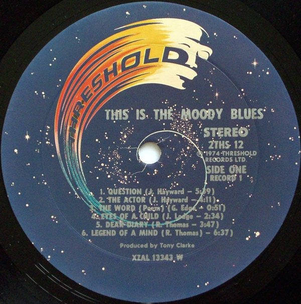 The Moody Blues : This Is The Moody Blues (2xLP, Comp, W -)