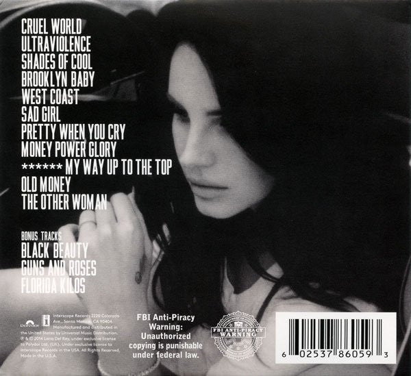 Lana Del Rey : Ultraviolence (CD, Album, Dlx, RE)