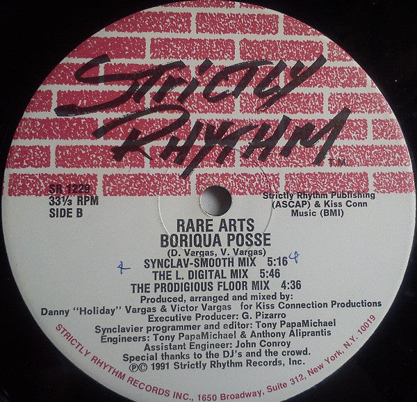Rare Arts : Boriqua Posse (12")