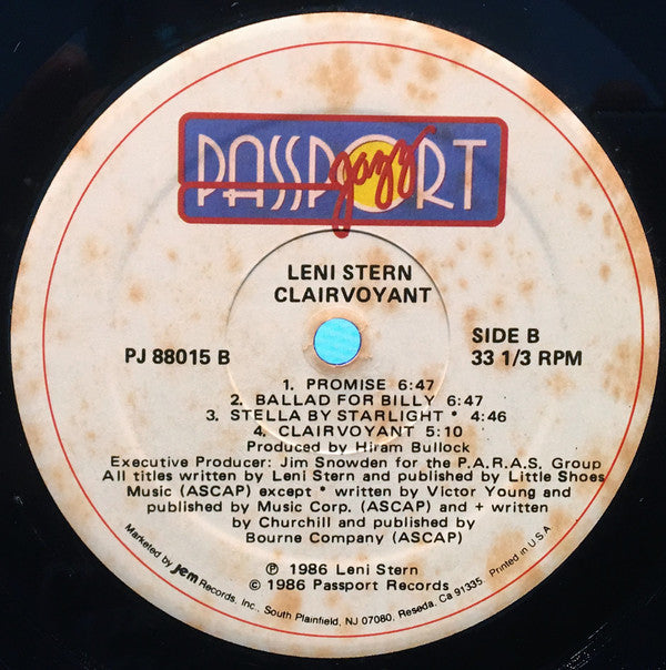 Leni Stern : Clairvoyant (LP, Album)