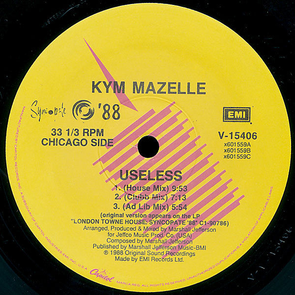 Kym Mazelle : Useless (12")