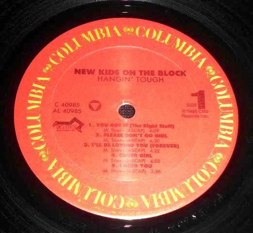 New Kids On The Block : Hangin' Tough (LP, Album, Car)