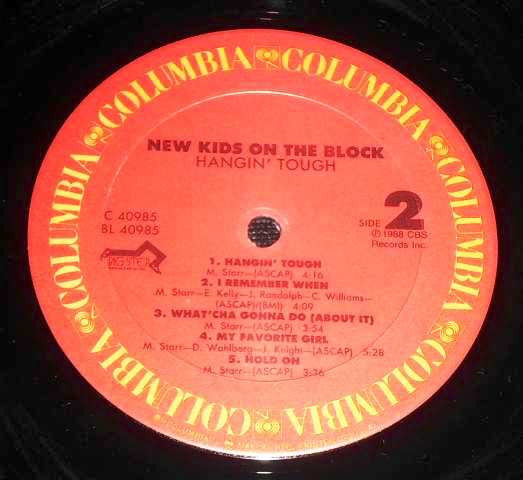 New Kids On The Block : Hangin' Tough (LP, Album, Car)