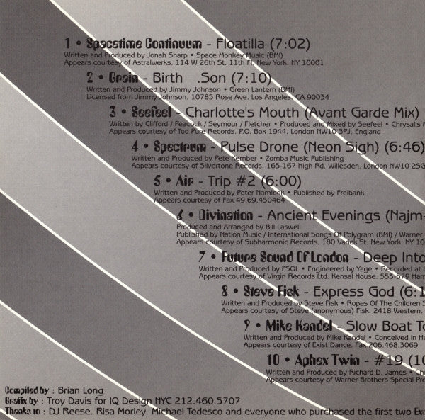 Various : Excursions In Ambience (The Third Dimension) (CD, Comp, P/Mixed)