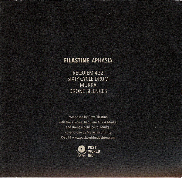 Filastine : Aphasia (CD, EP)