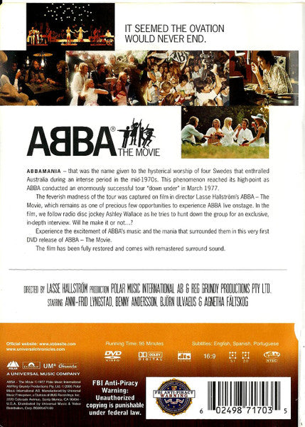 ABBA : The Movie (DVD-V, RM, NTSC)