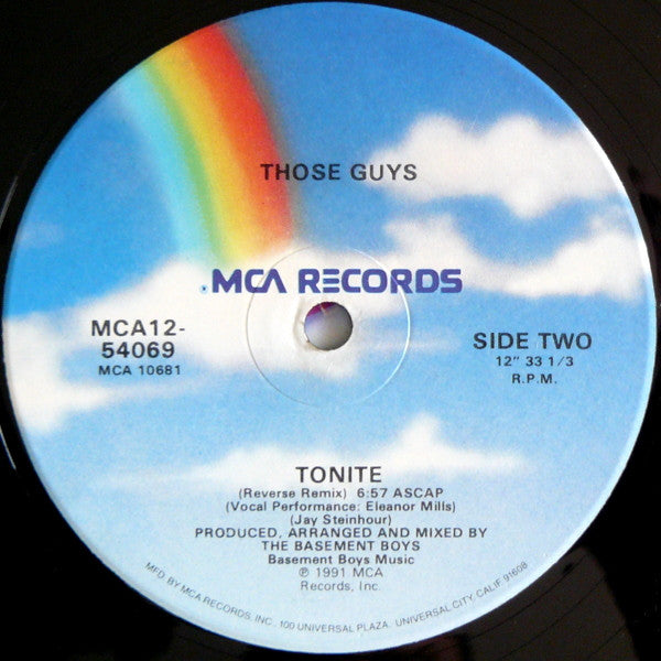 Those Guys : Tonite (12")