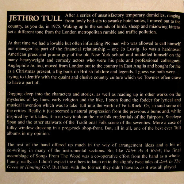 Jethro Tull : Songs From The Wood (CD, Album, RE, RM)