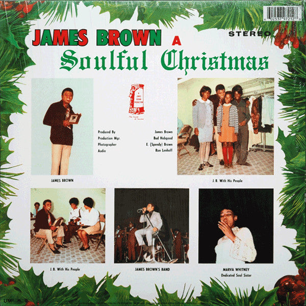 James Brown : A Soulful Christmas (LP, Album, RE)