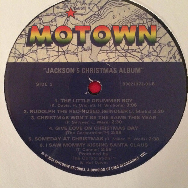 Jackson 5* : Jackson 5 Christmas Album (LP, Album, RE)