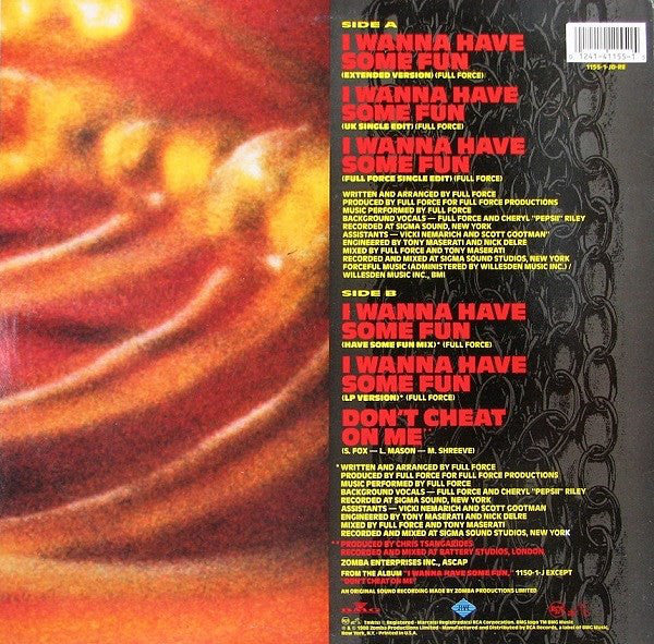 Samantha Fox : I Wanna Have Some Fun (12")