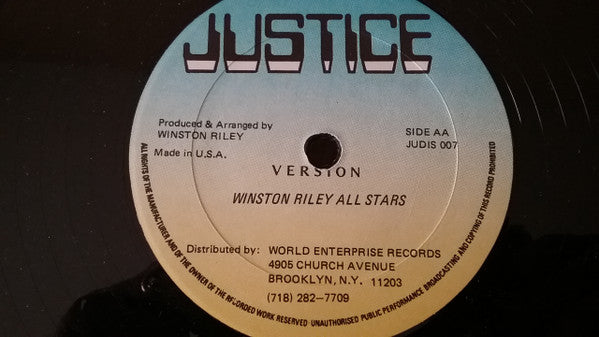 Junie Ranks, Winston Riley All Stars* : Ready Fi Them (12")