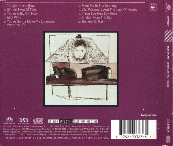Bob Dylan : Blood On The Tracks (SACD, Hybrid, Multichannel, Album, RE, RM)