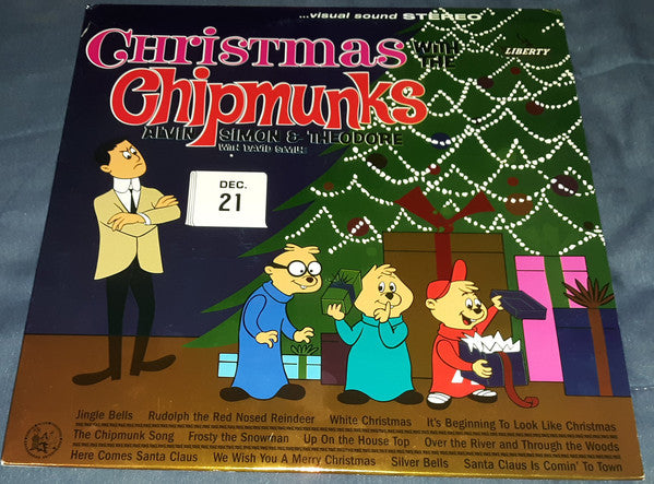 Alvin, Simon And Theodore With David Seville : Christmas With The Chipmunks (LP, Album, RE, Foi)