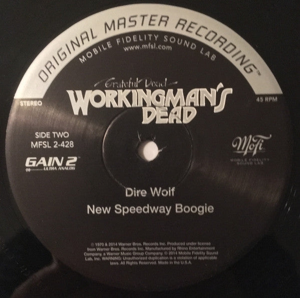 The Grateful Dead : Workingman's Dead (2x12", Album, Ltd, Num, RE, RM, S/Edition, 180)