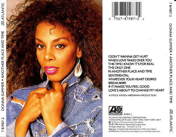 Donna Summer : Another Place And Time (CD, Album)