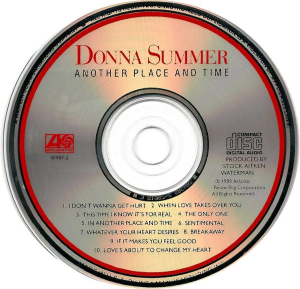 Donna Summer : Another Place And Time (CD, Album)