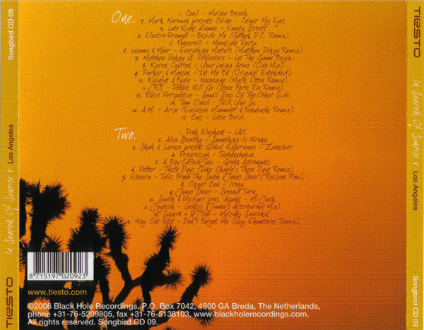 Tiësto* : In Search Of Sunrise 5 -  Los Angeles (2xCD, Comp, Mixed)