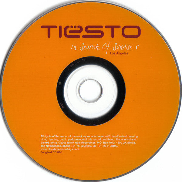 Tiësto* : In Search Of Sunrise 5 -  Los Angeles (2xCD, Comp, Mixed)