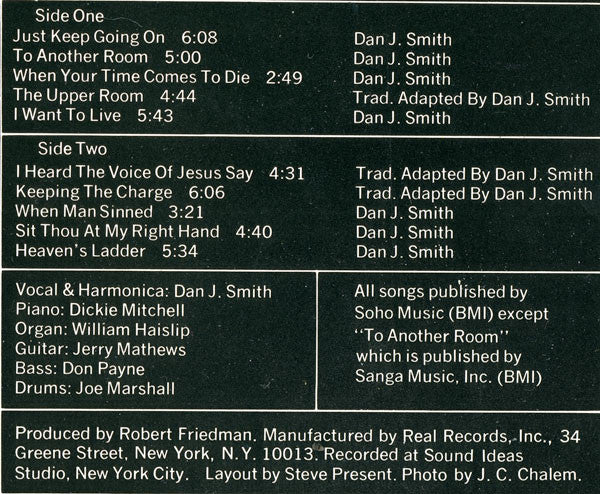 Dan J. Smith* : Dan J. Smith (LP, Album)