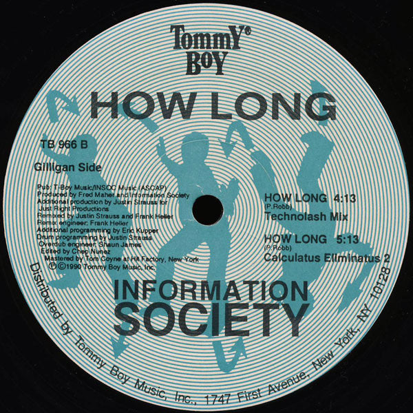 Information Society : How Long (12", Single)