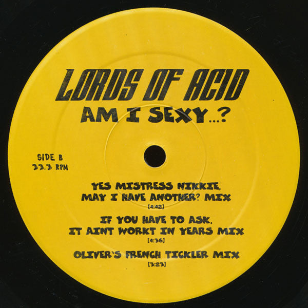 Lords Of Acid : Am I Sexy...? (12")