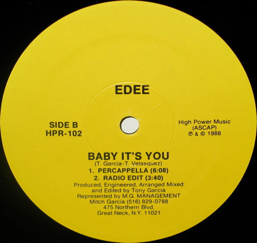 Edee : Baby It's You (12")