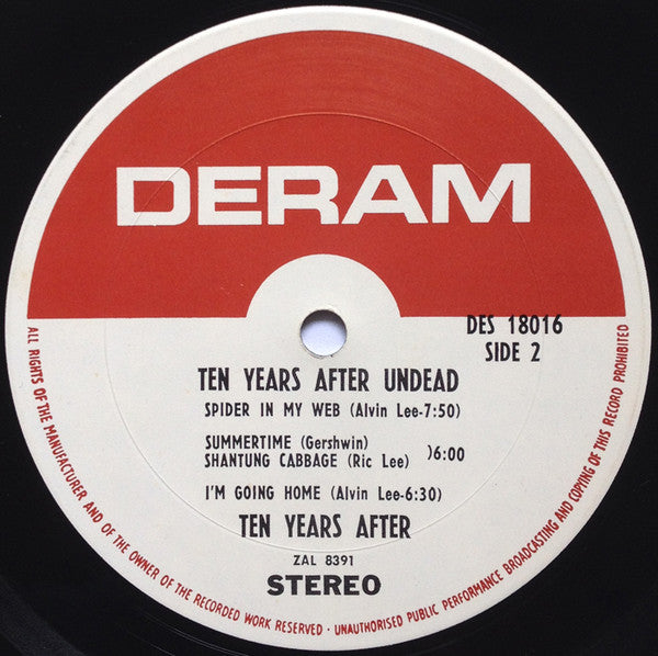 Ten Years After : Undead (LP, Album)