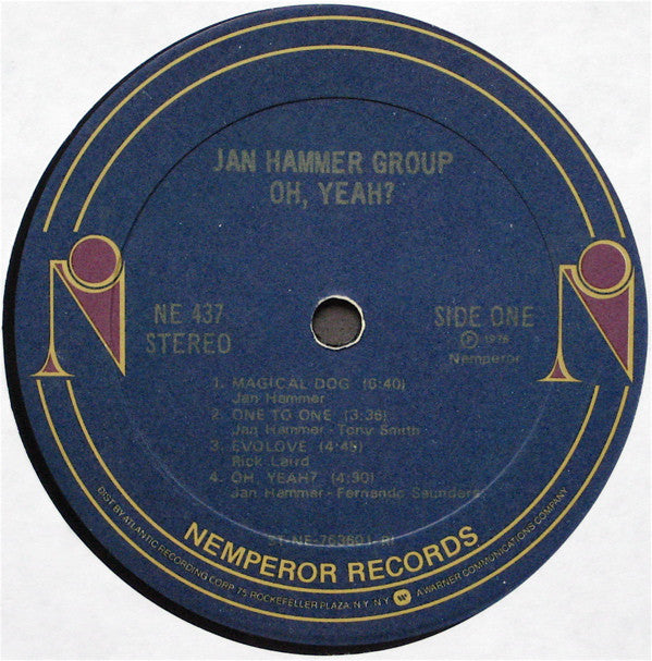 Jan Hammer Group : Oh, Yeah? (LP, Album, RI )
