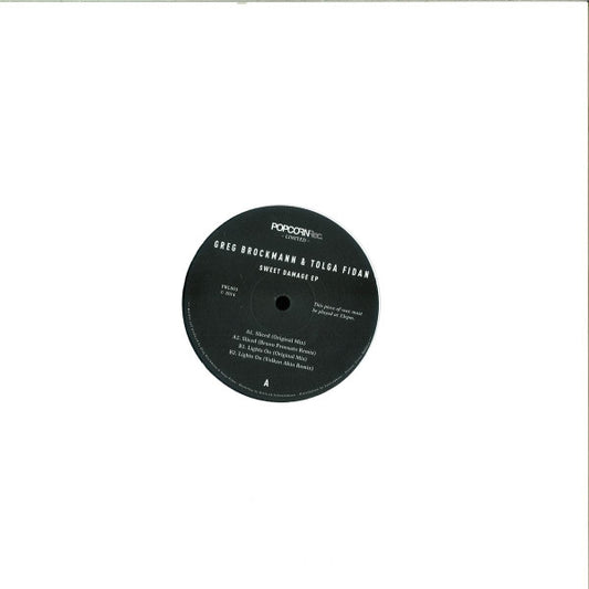 Greg Brockmann, Tolga Fidan : Sweet Damage Ep (12",EP)