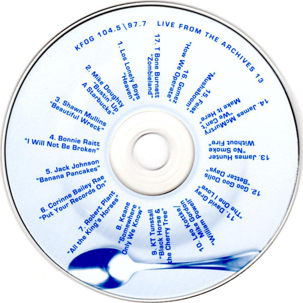 Various : KFOG Live From The Archives 13 (CD, Album)