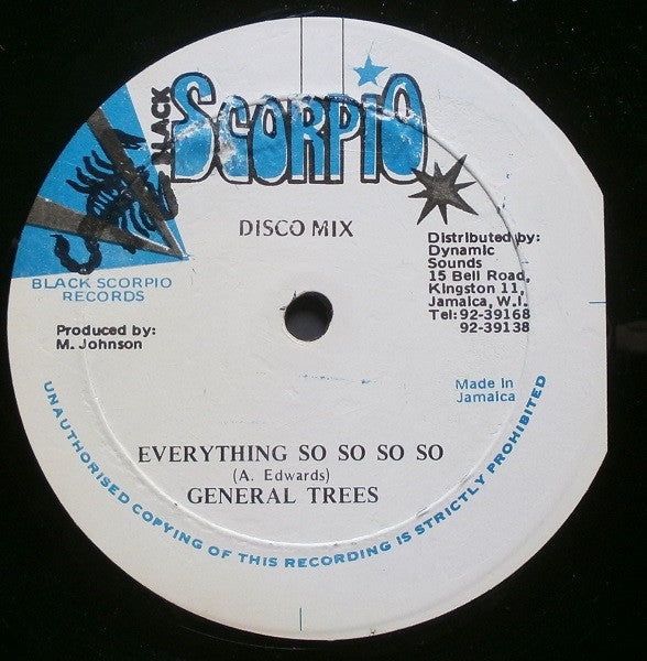 General Trees : Gone A Negril / Everything So So So So (12")