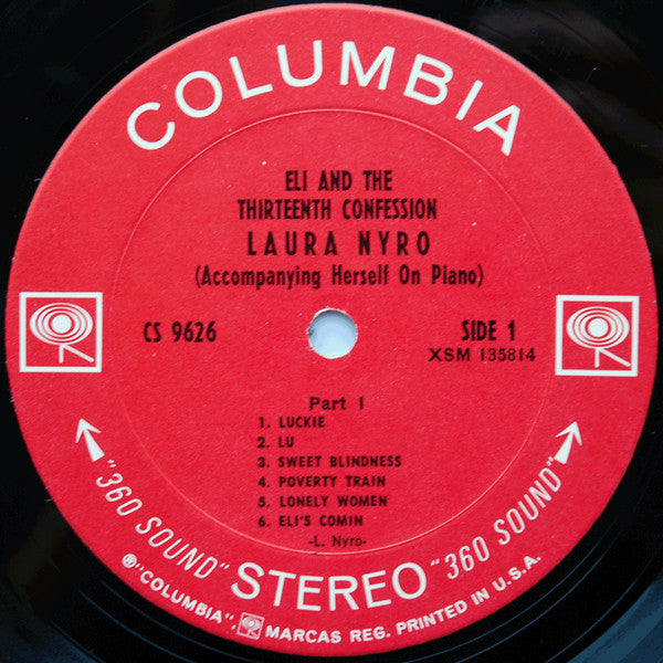 Laura Nyro : Eli And The Thirteenth Confession (LP, Album, Pit)