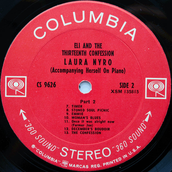 Laura Nyro : Eli And The Thirteenth Confession (LP, Album, Pit)