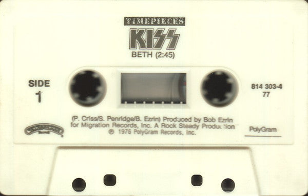 Kiss : Beth / Hard Luck Woman (Cass, Single, RE)